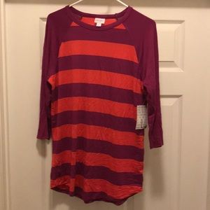 Lularoe new with tags size large stripe randy